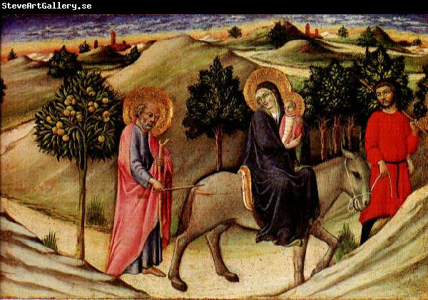 SANO di Pietro Flight to Egypt  predella panel